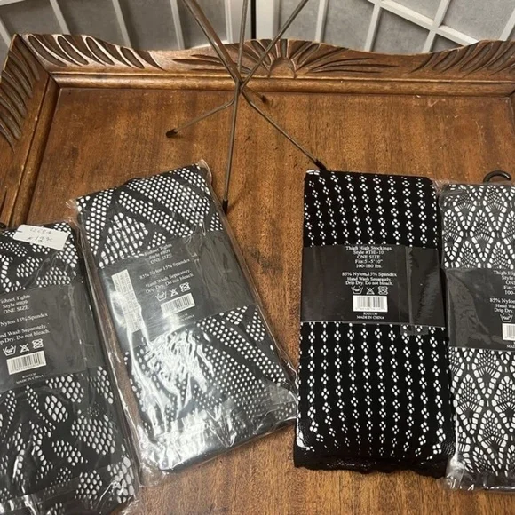 Thigh Highs/Isadora,Woman,Fashion Tights stockings,Black-Gray,one size,$14Each.!